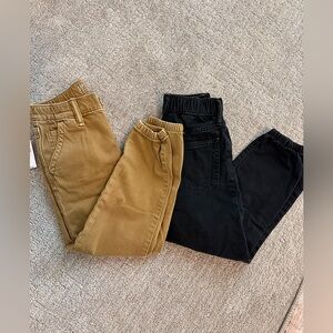 NWT set of Gap Boys Denim Joggers Size 6